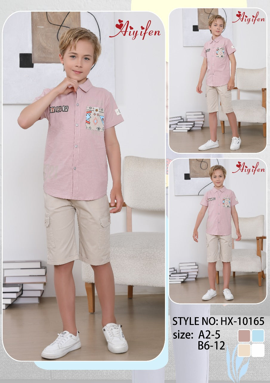 Boys' summer shorts set