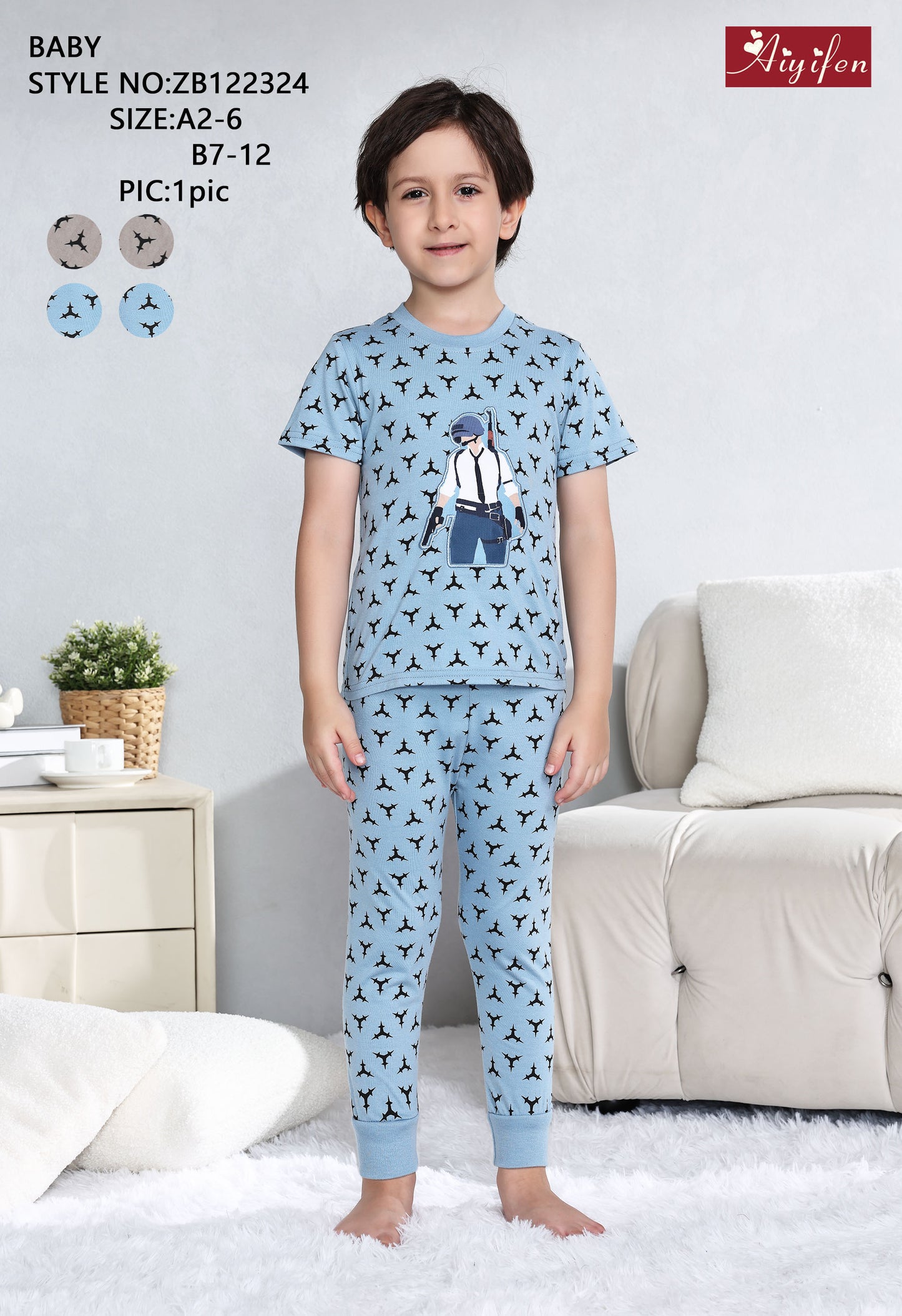 Boys Summer Cotton Paijama