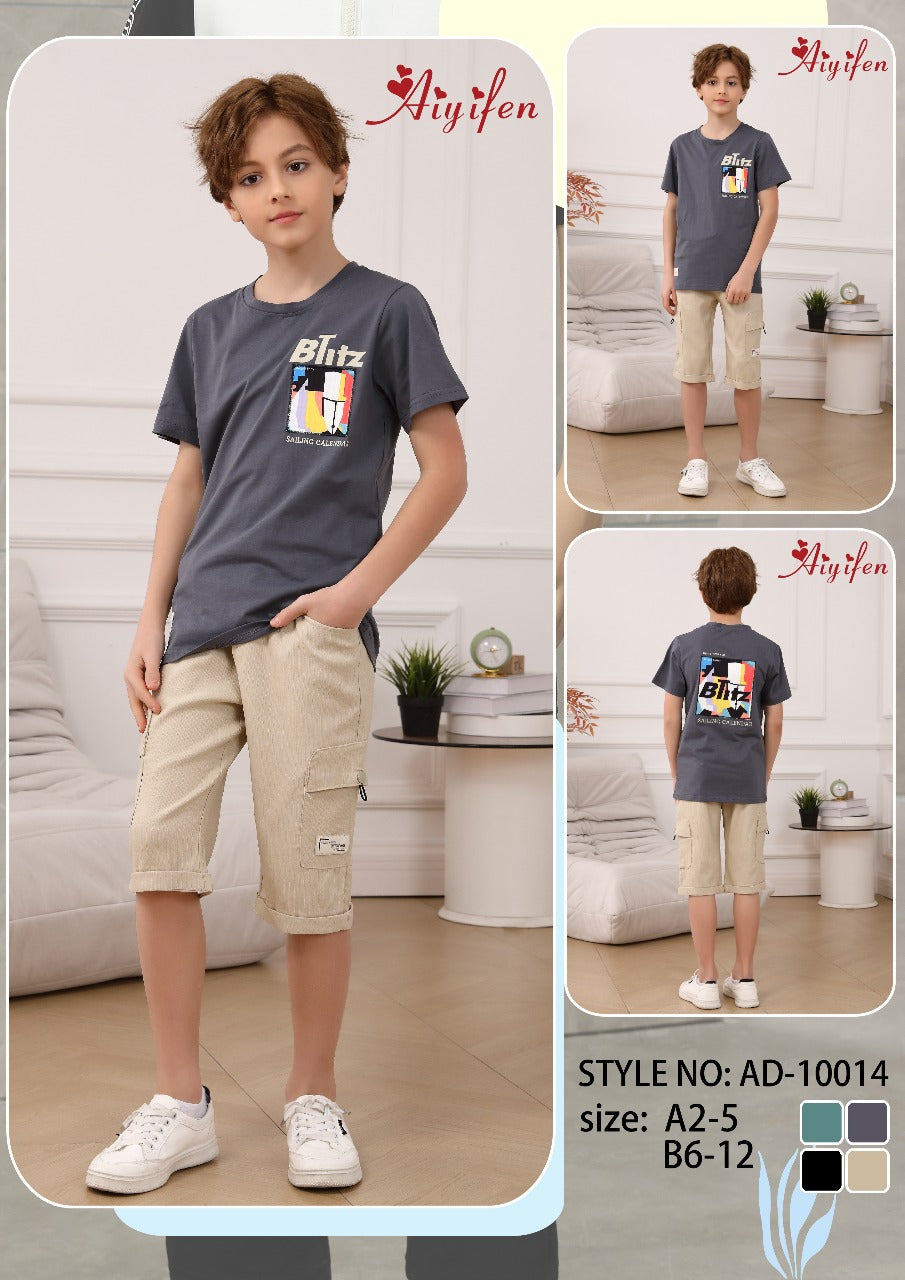 Boys' summer shorts set