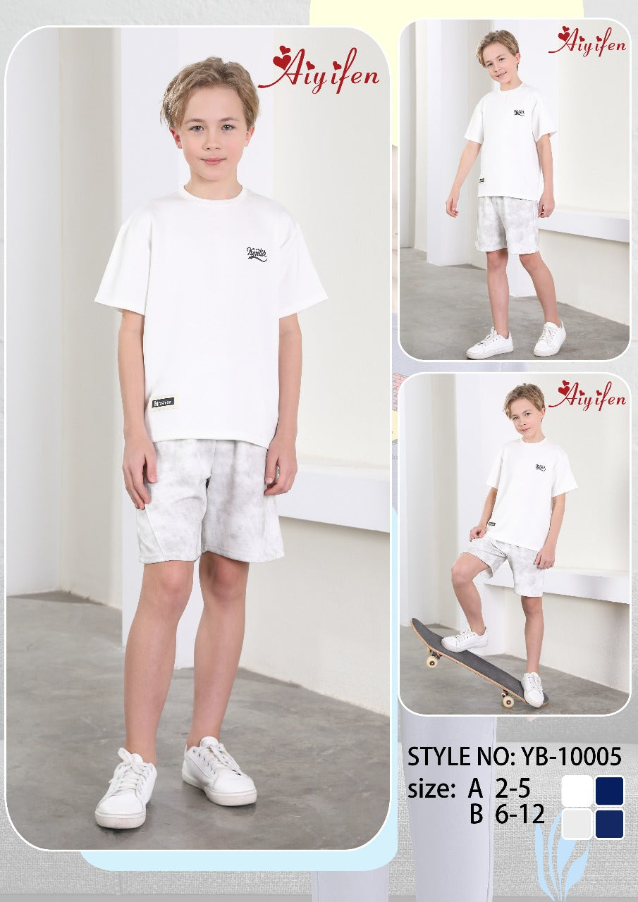Boys' summer shorts set