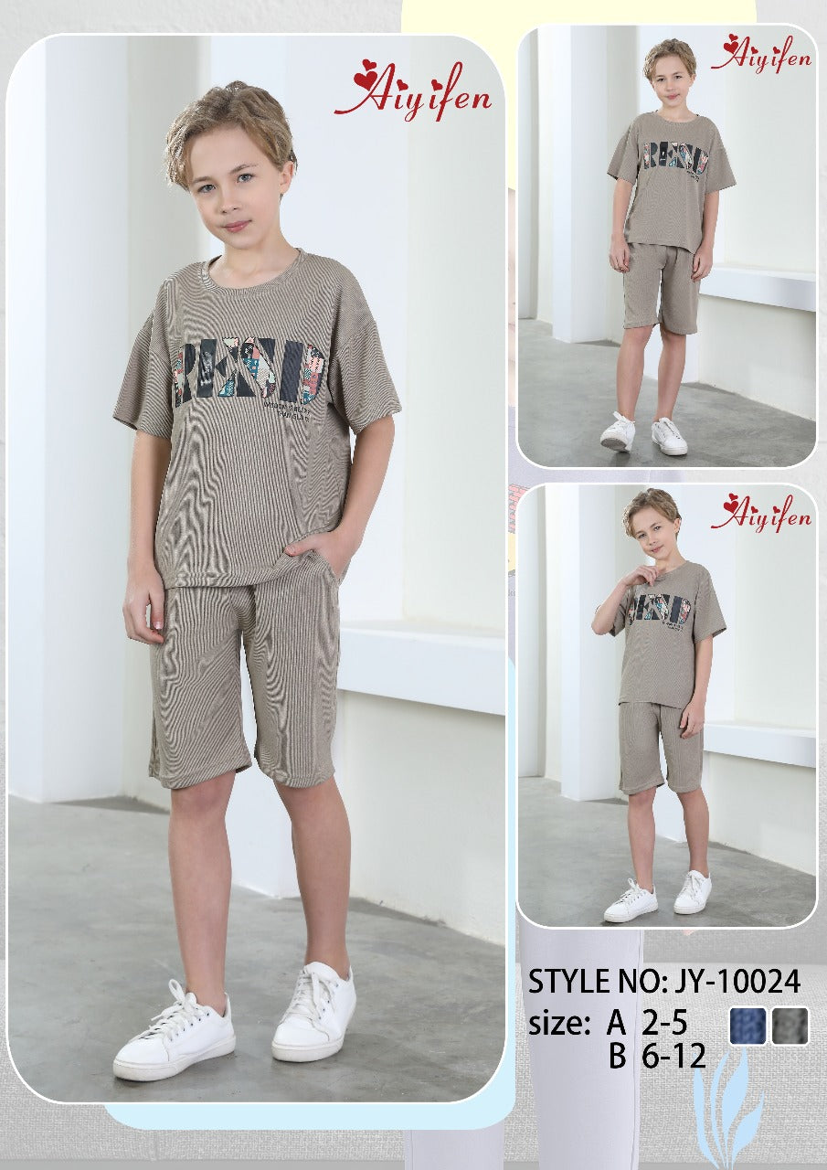 Boys' summer shorts set