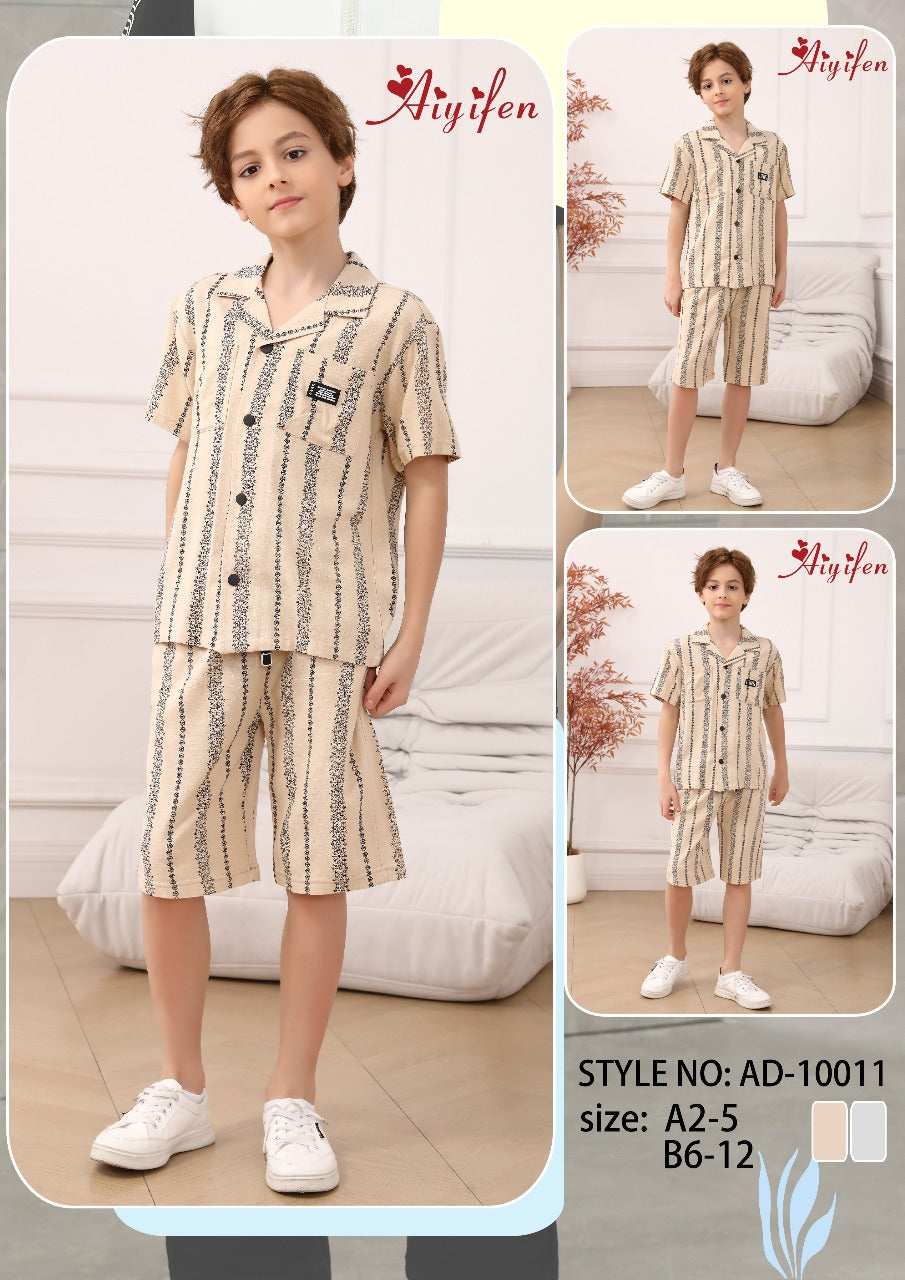 Boys' summer shorts set