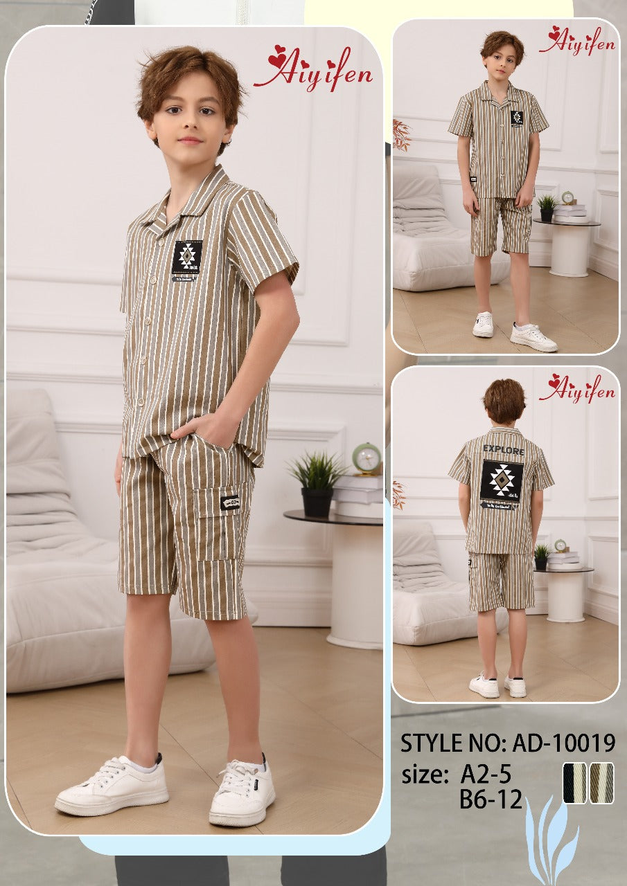 Boys' summer shorts set