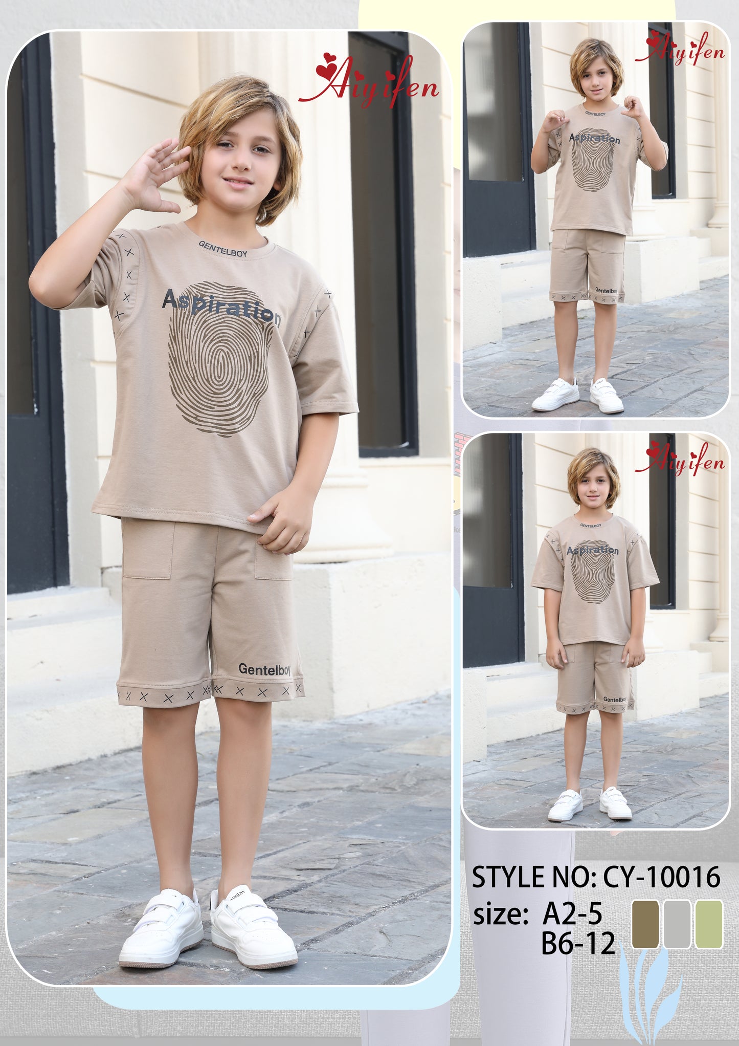 Boys summer set shorts