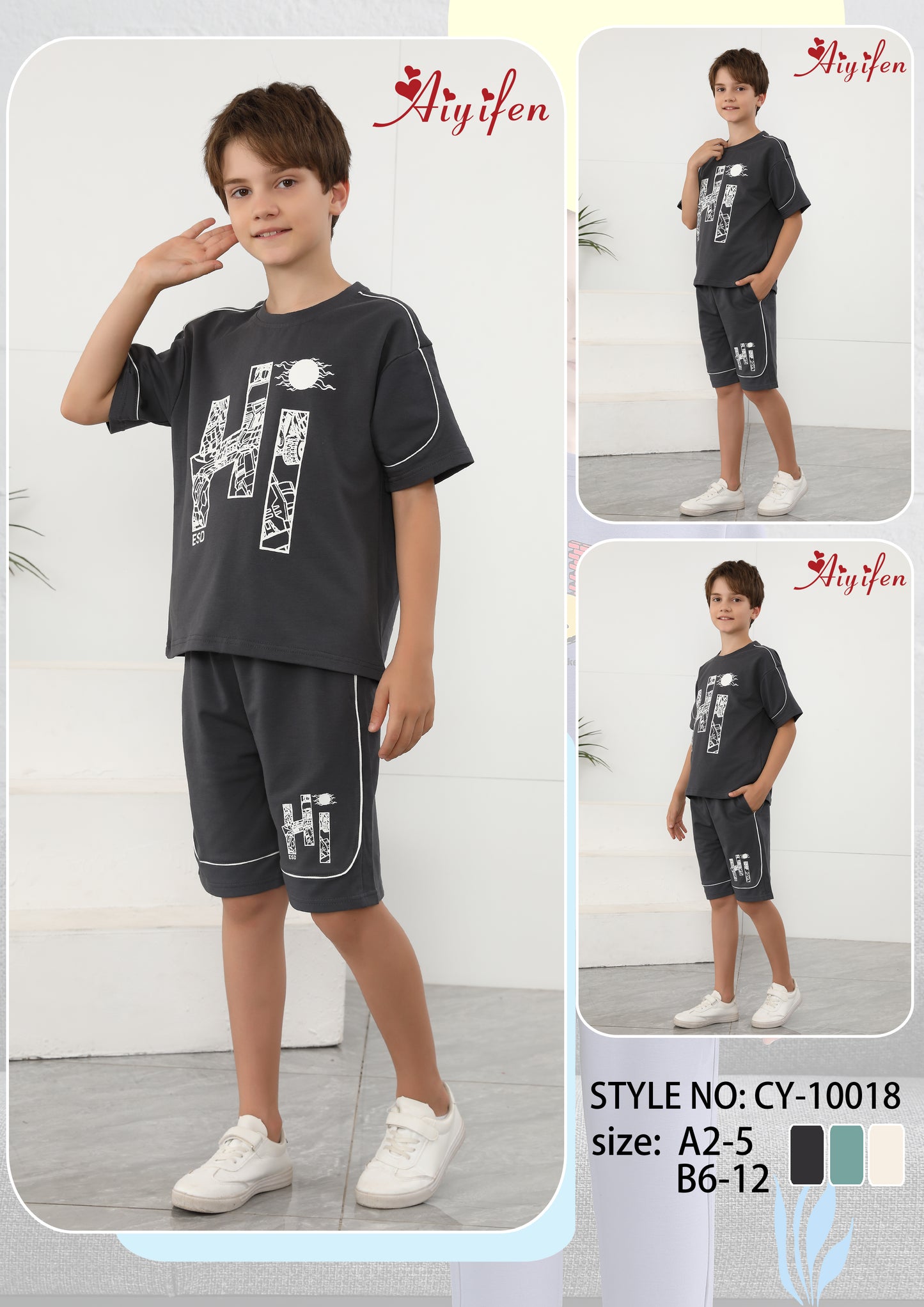 Boys summer set shorts
