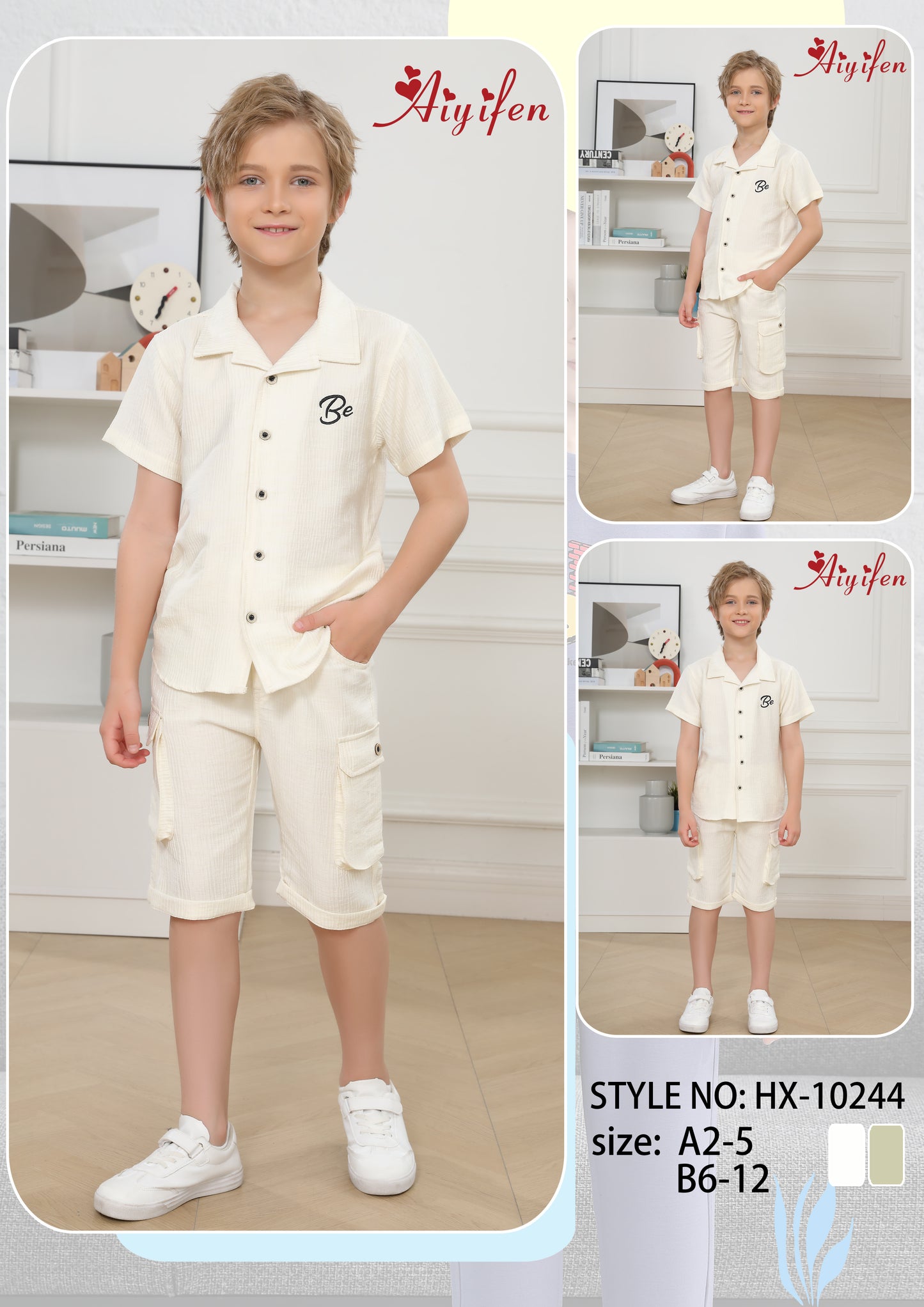 Boys summer set shorts