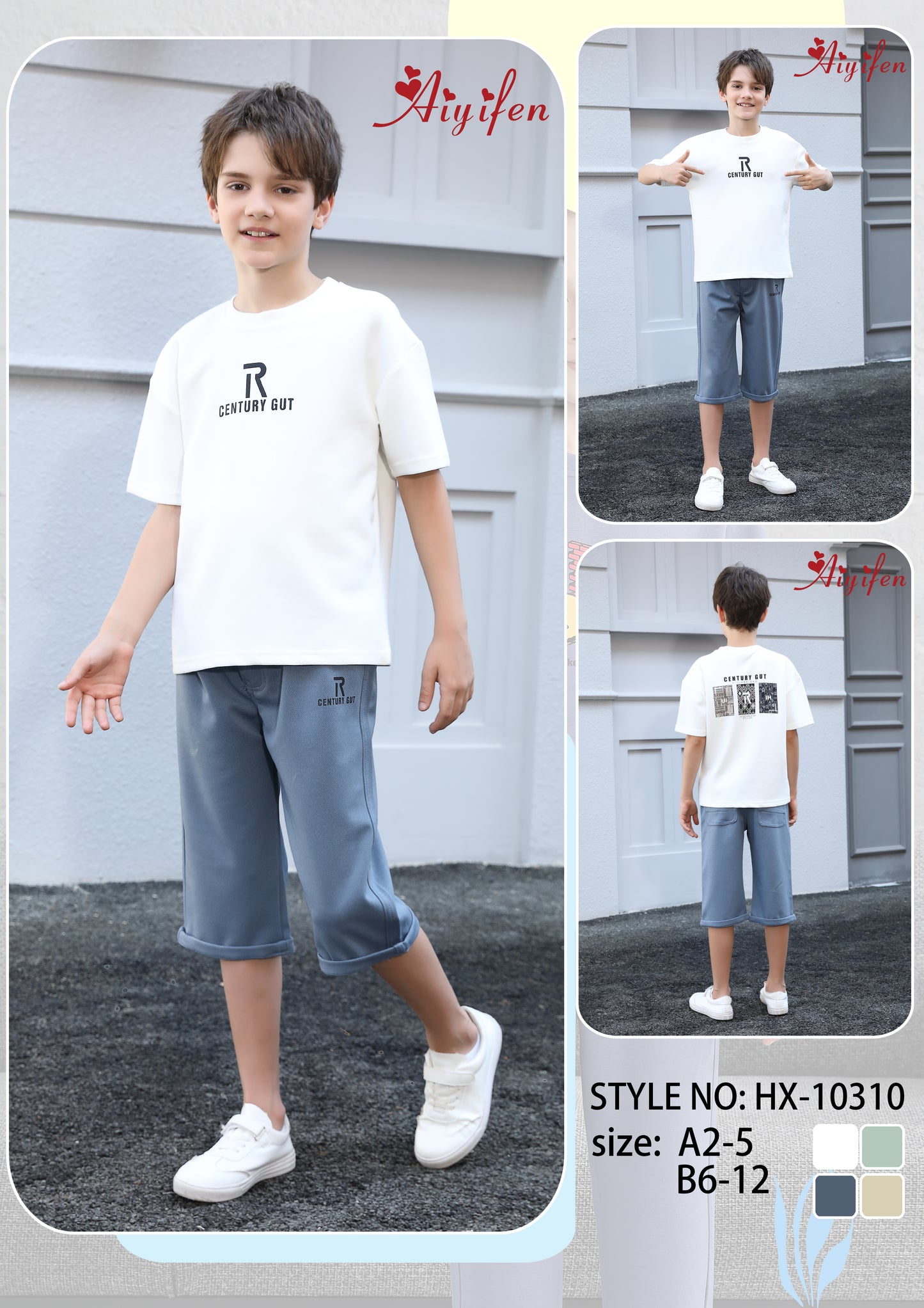 Boys summer set shorts