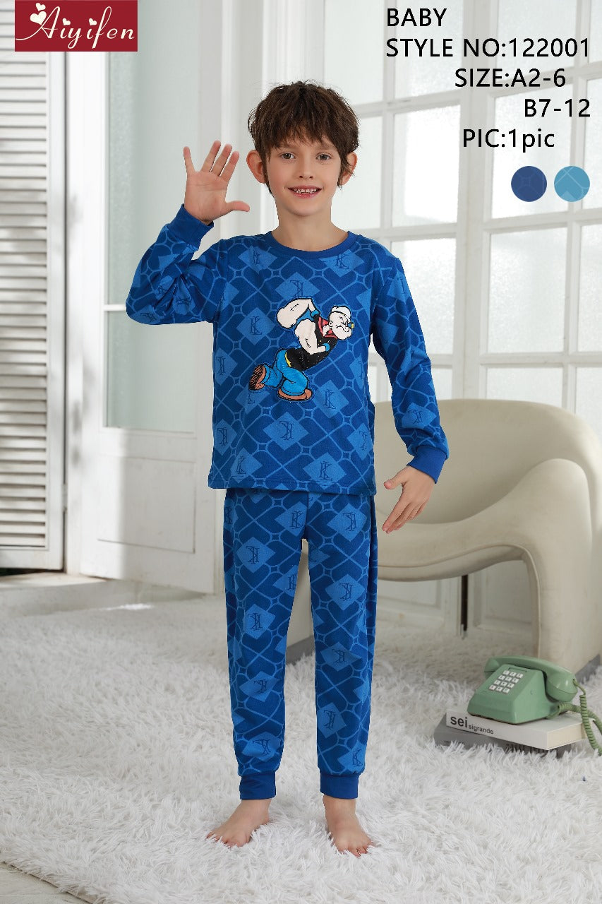 Boys velvet pajamas