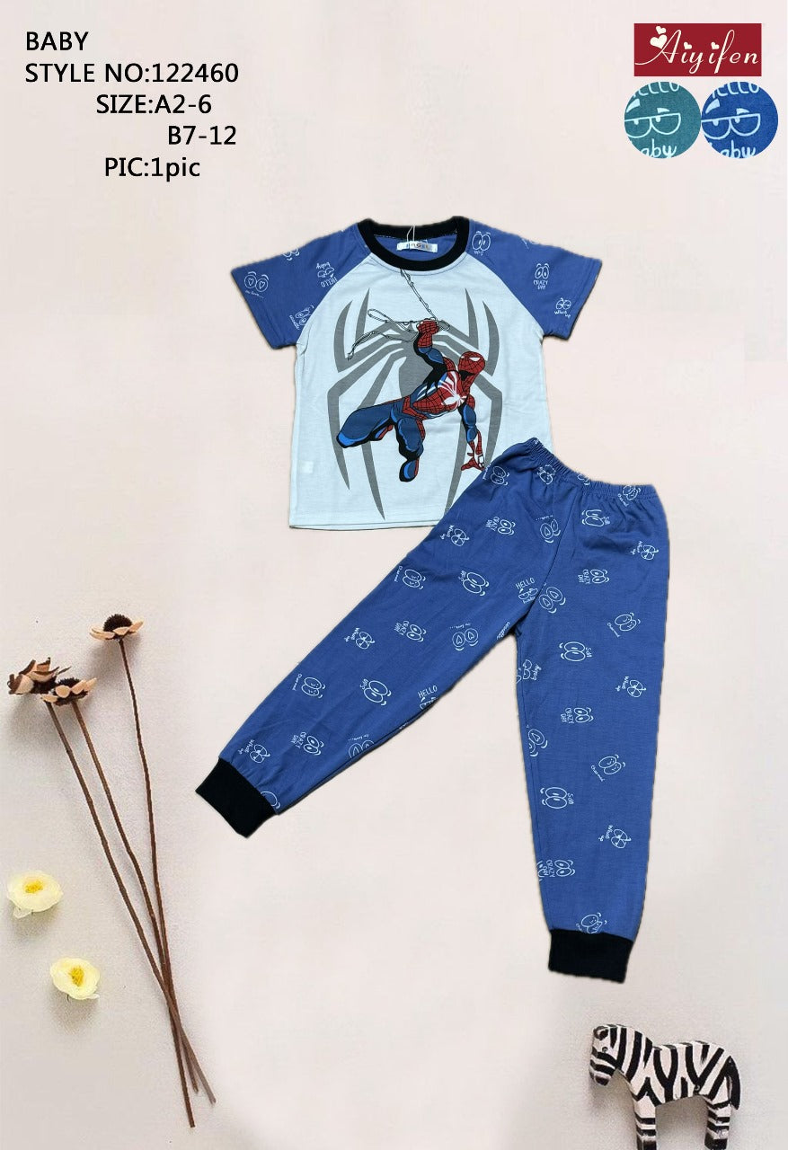 Boys summer cotton pajamas