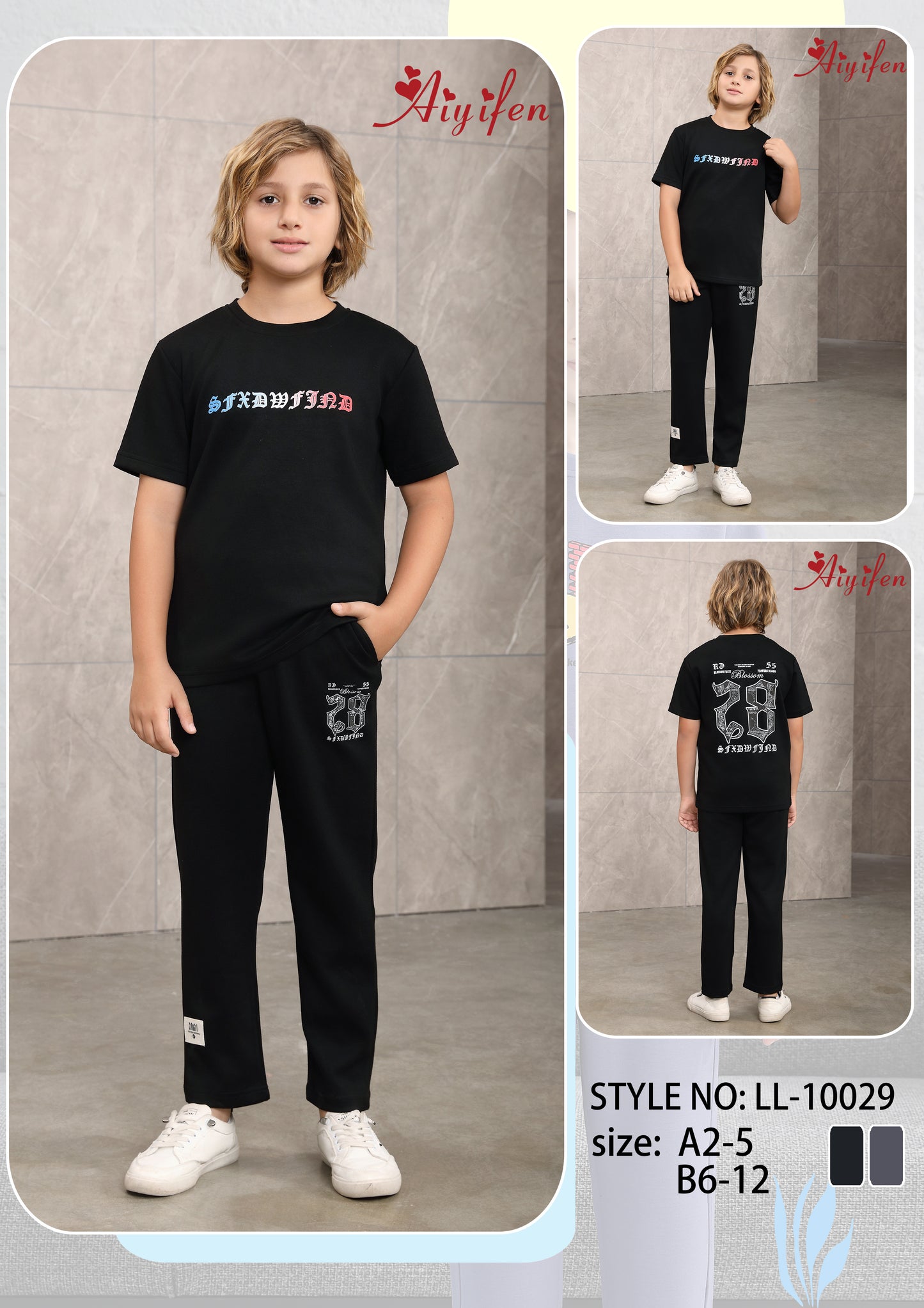 Boys summer set pants