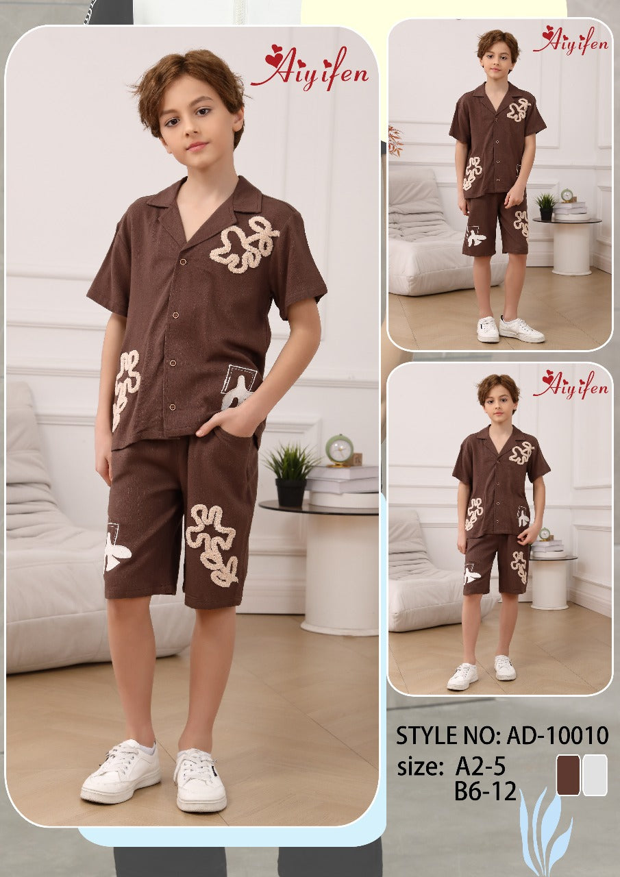 Boys' summer shorts set