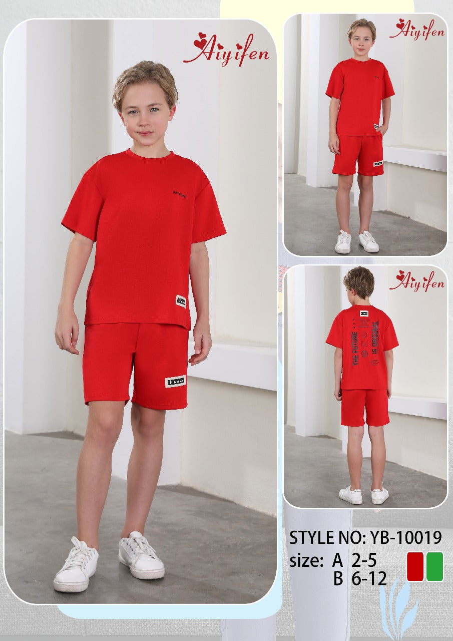 Boys' summer shorts set