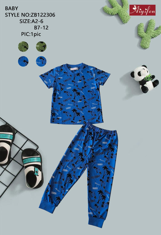 Boys Summer Cotton Paijama