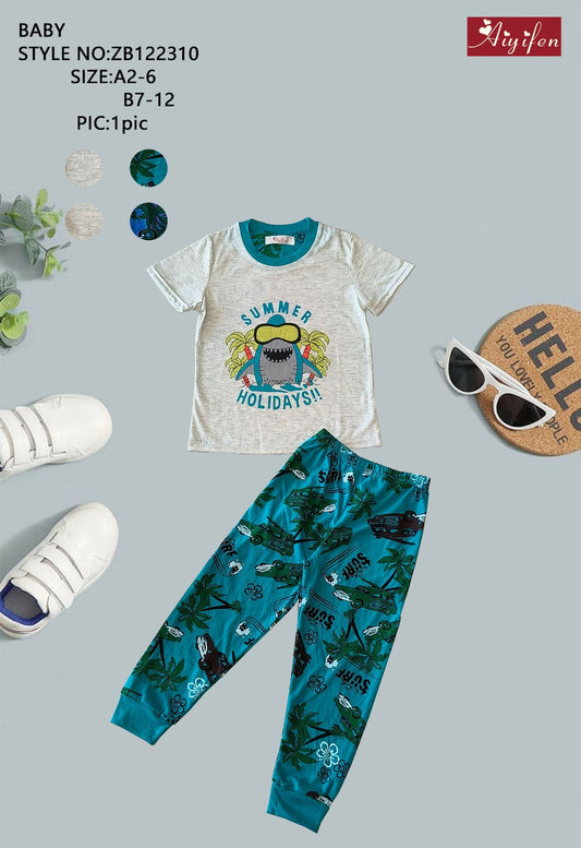 Boys Summer Cotton Paijama