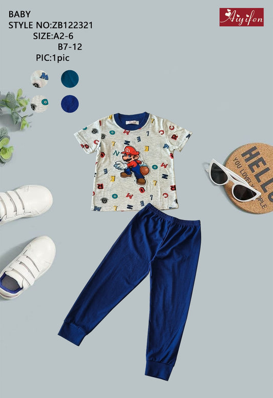 Boys Summer Cotton Paijama