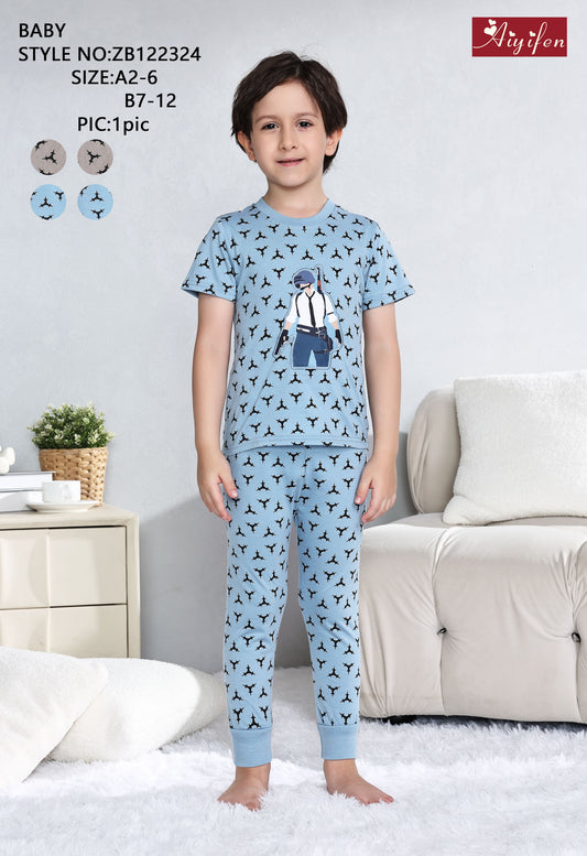Boys Summer Cotton Paijama