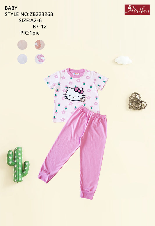 Girls Summer Cotton Paijama