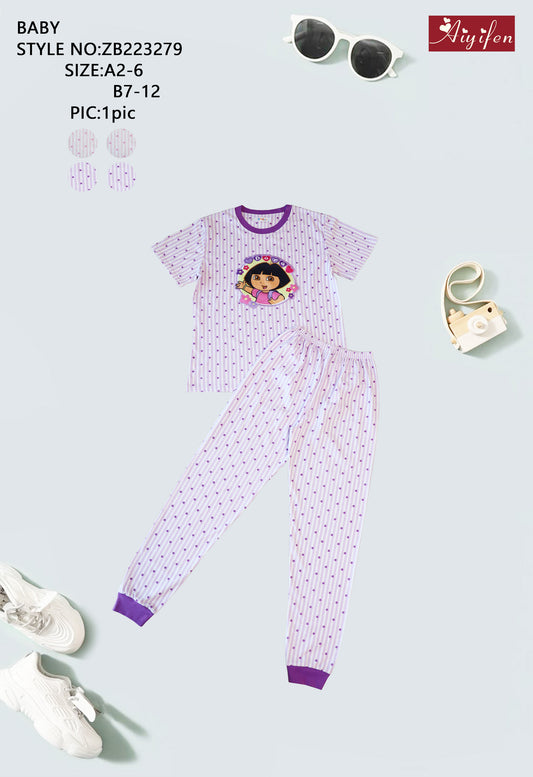 Girls Summer Cotton Paijama