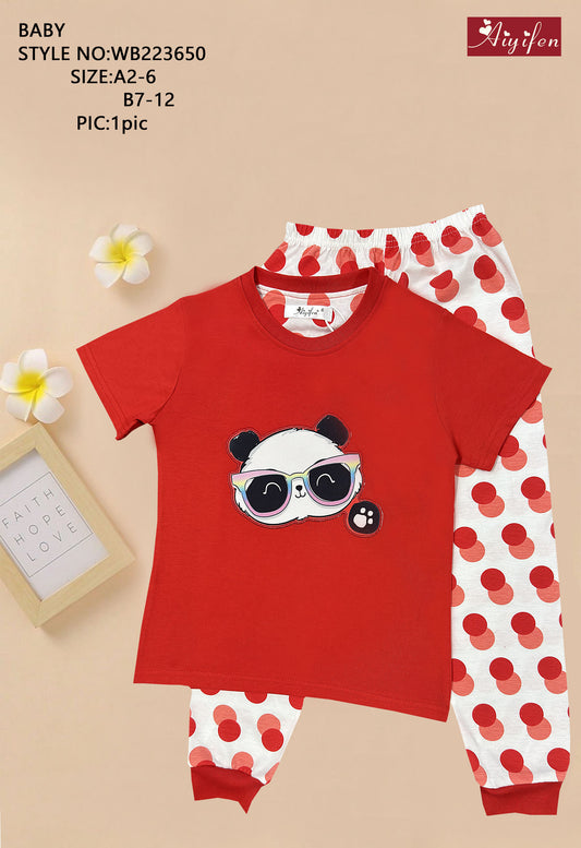 Girls Summer Cotton Paijama