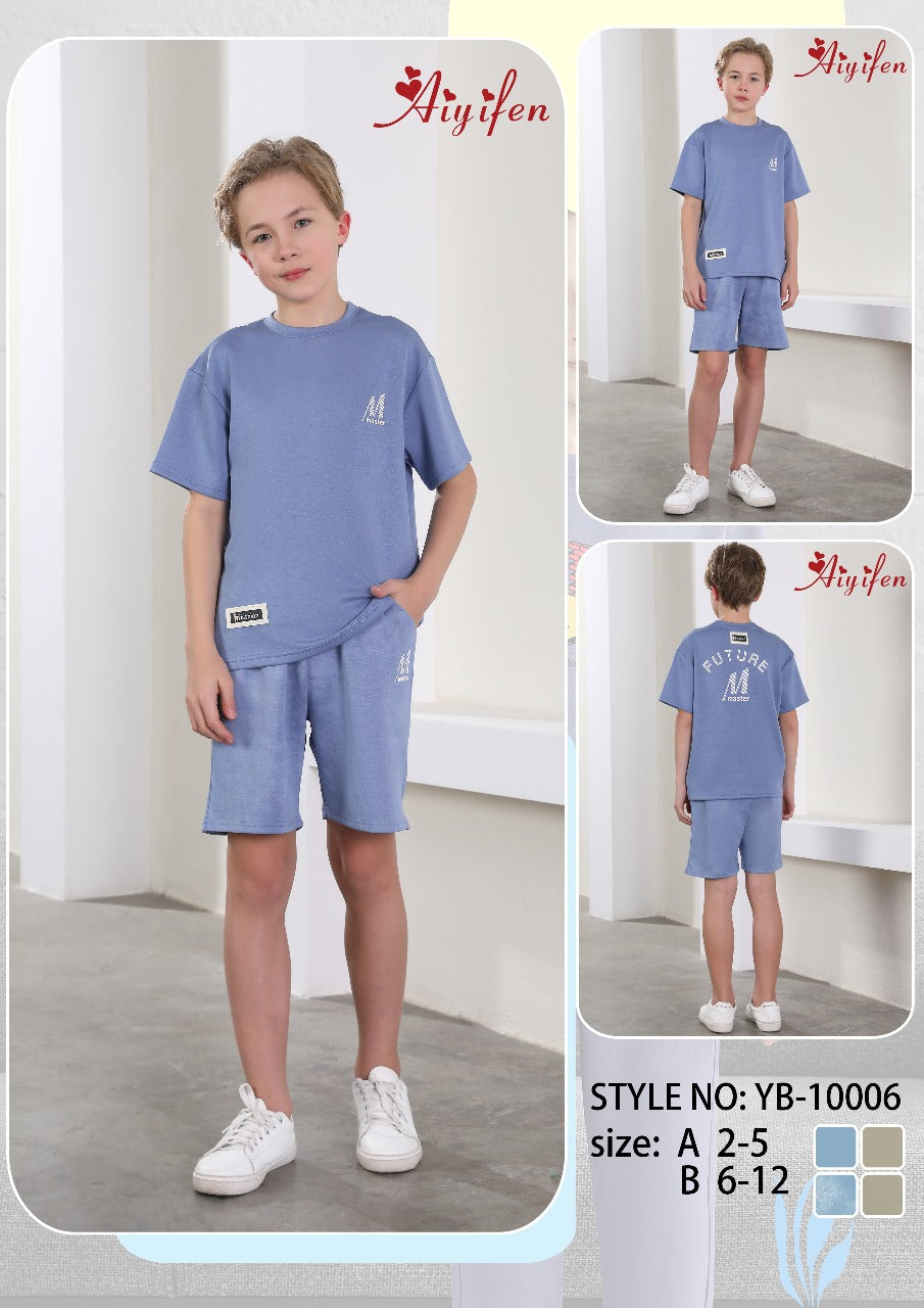 Boys' summer shorts set