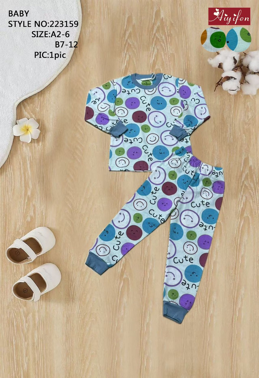 Girls cotton pajamas