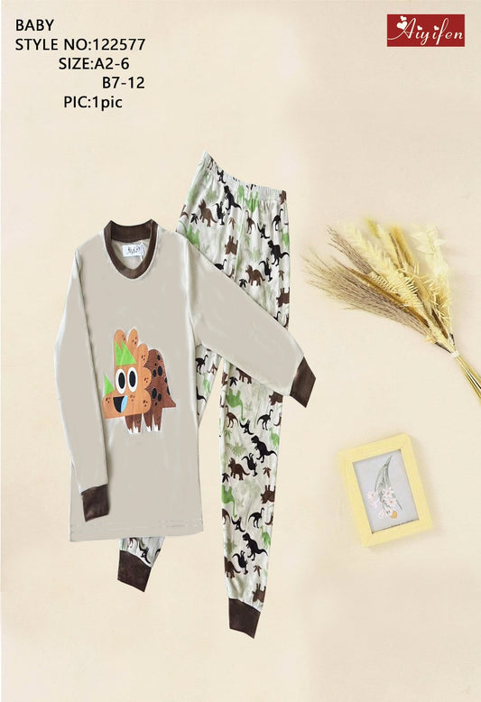 Boys velvet pajamas