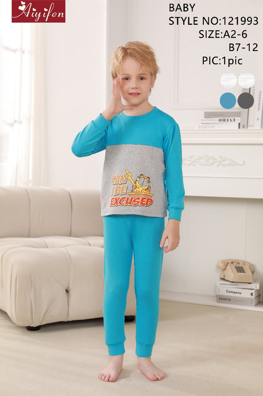 Boys velvet pajamas