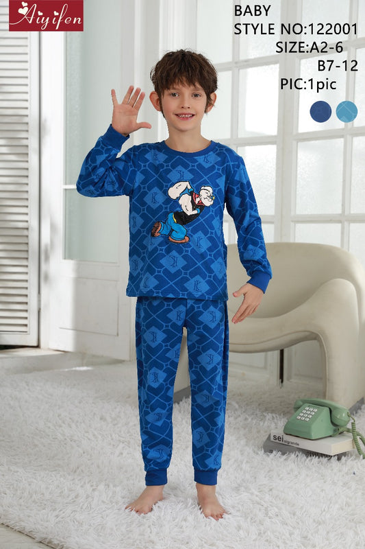 Boys velvet pajamas