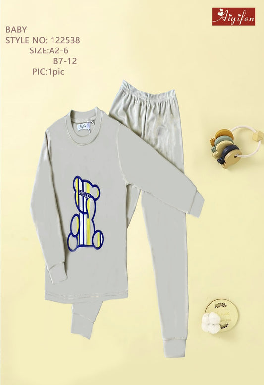 Boys velvet pajamas