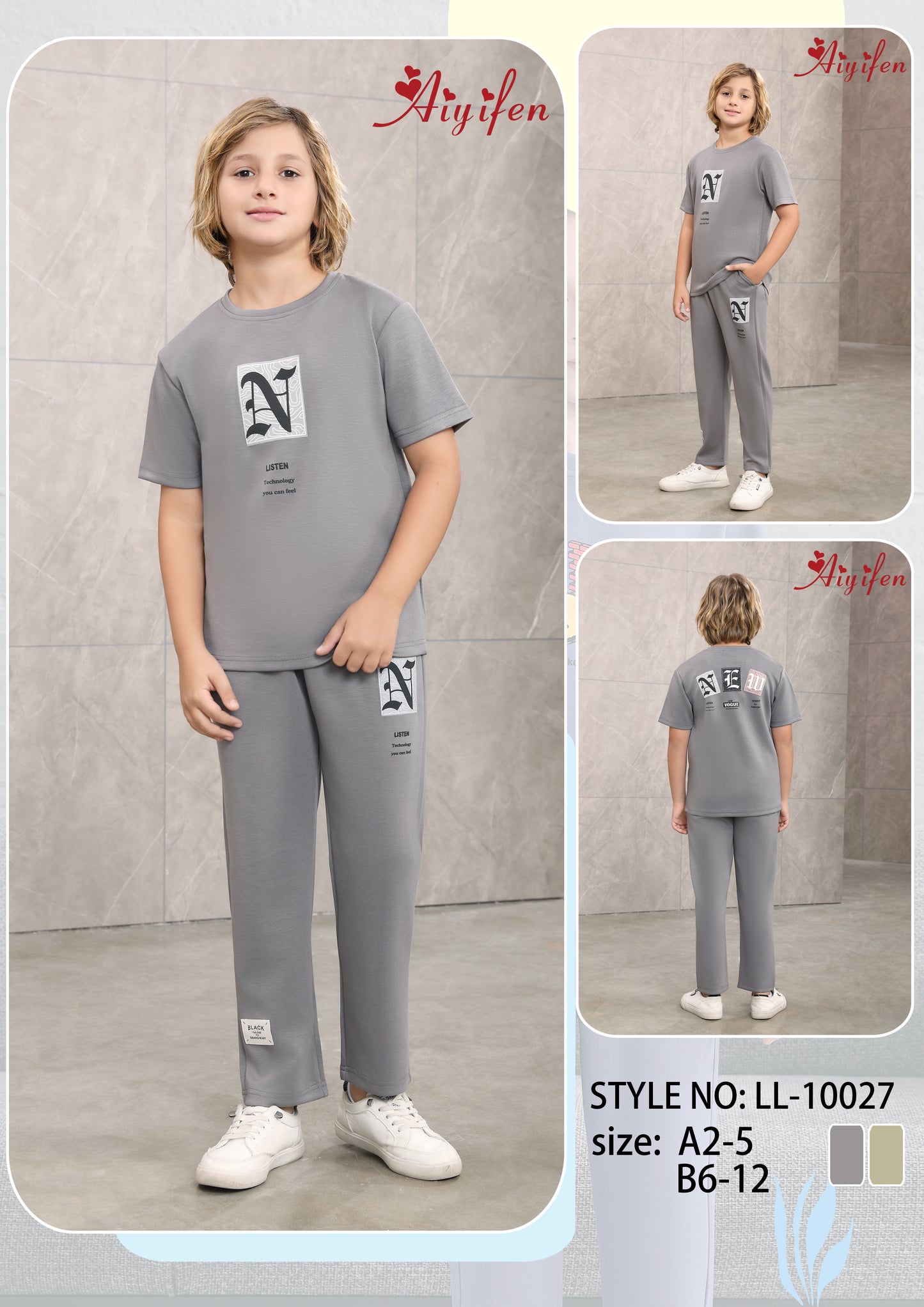 Boys summer set pants