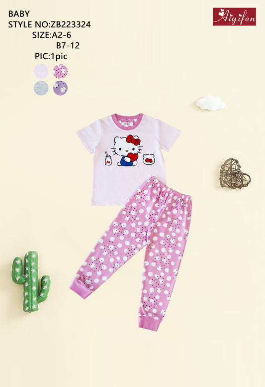 Girls Summer Cotton Paijama